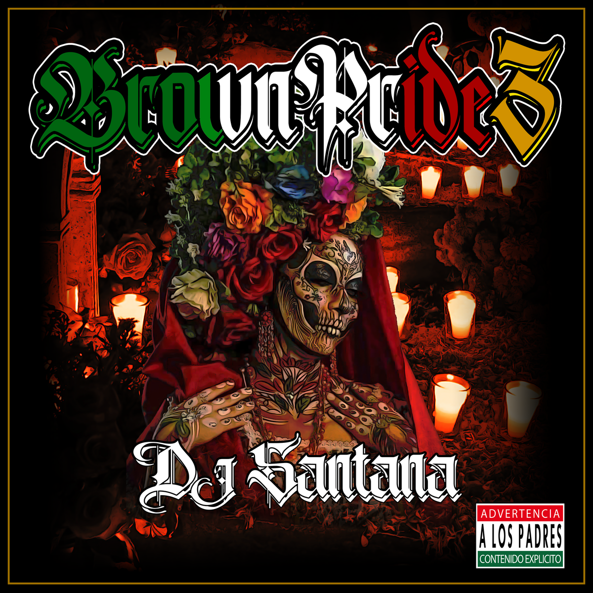 Dj Santana / Brown Pride vol.3 Mix CD Chicano Latin Hiphop 