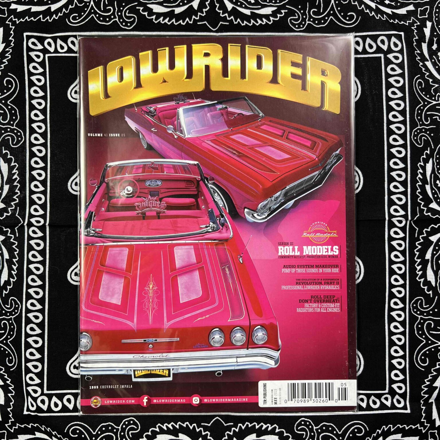 アメリカ版【LOWRIDER Magazine 2019年5月号】新品未使用 デッドストック ローライダーマガジン ローマガ lowrider