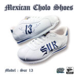 Mexican Cholo Shoes】SUR13 ホワイト スニーカー メキシコ産 Cortez