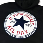 gfunkjunkie_logo_zip_hoodie_black