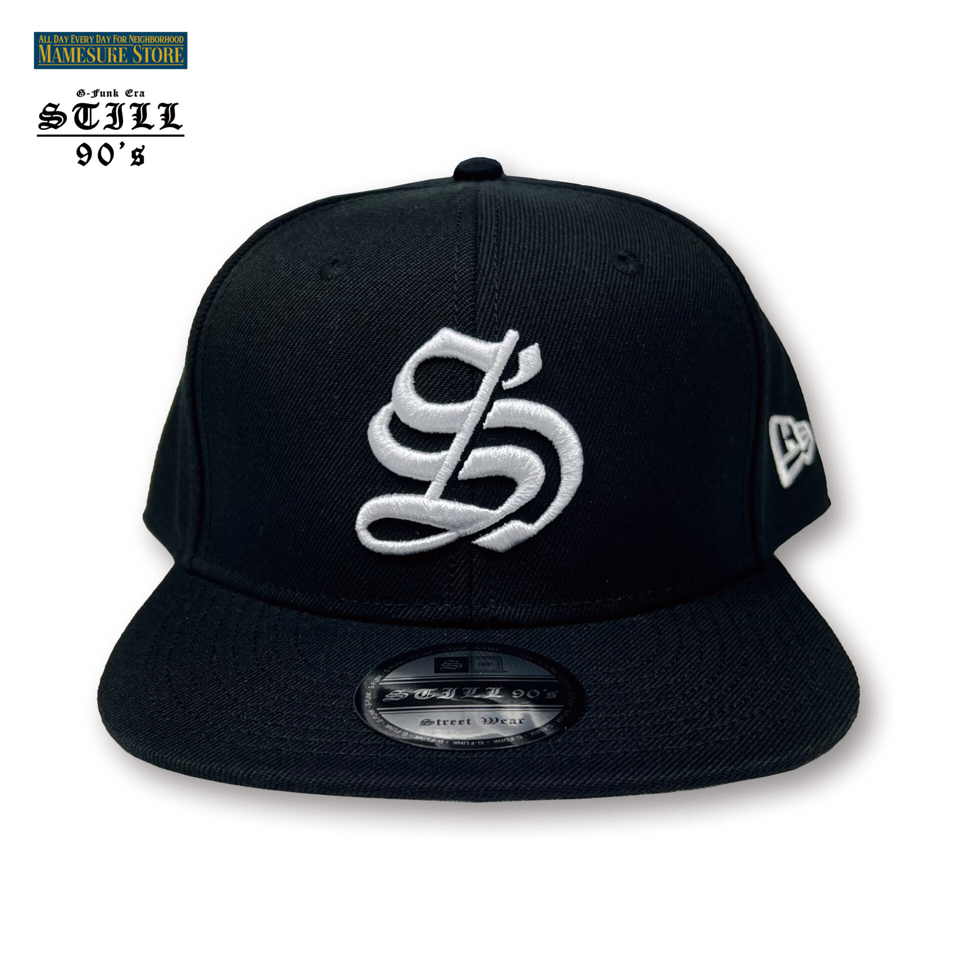 S logo cap blackキャップ