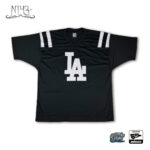 LIBERE アメリカンフットボールシャツ M　y2k m43_la_football_ss_shirt_black