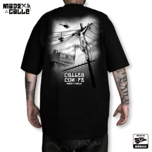 madexlacalle_Calles_con_fe_tshirt_black