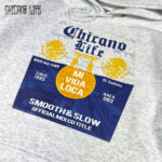 chicanolife_s_and_s Logo hoodie_ashgray