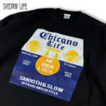 chicanolife_s_and_s Logo_crewneck_sweat_black