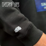 chicanolife_s_and_s Logo_crewneck_sweat_black