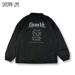 chicanolife_title_logo_coach jacket_black