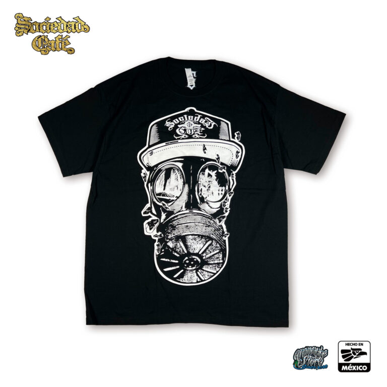 sociedadcafe_gasmask_ss_tshirt_black