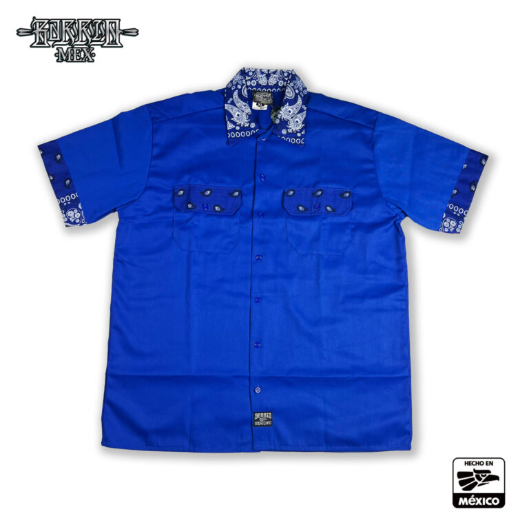 barrio_mexicano_bandana_ss_wolk_shirt_blue