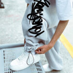 yonerone_paint_sweat_pants_gray