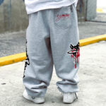 yonerone_paint_sweat_pants_gray