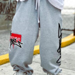yonerone_paint_sweat_pants_gray