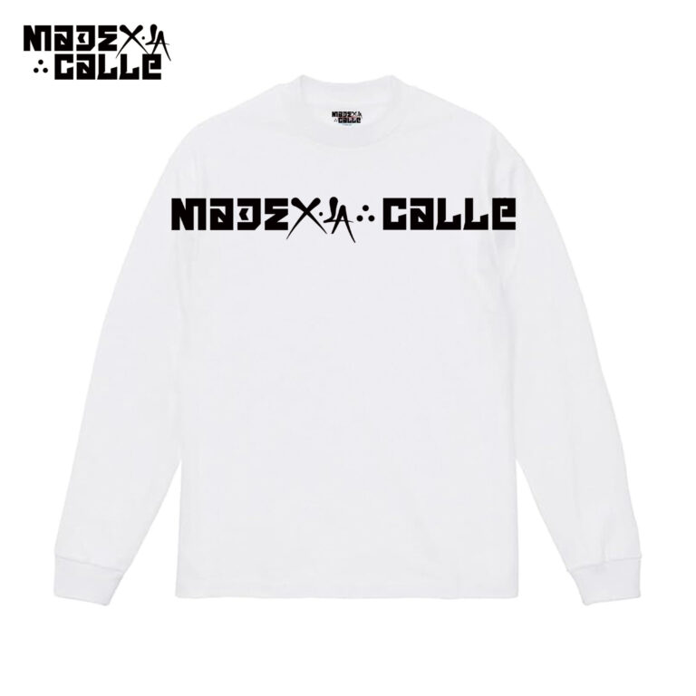 madexlacalle_logo_ls_tshirt_white