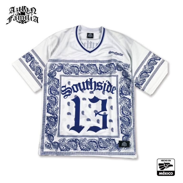 aztlan_familia_southside_bandana_ss_foodball_shirt_white_blue