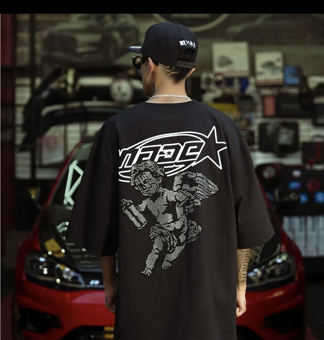 madexlacalle_angel_ss_tshirt_black