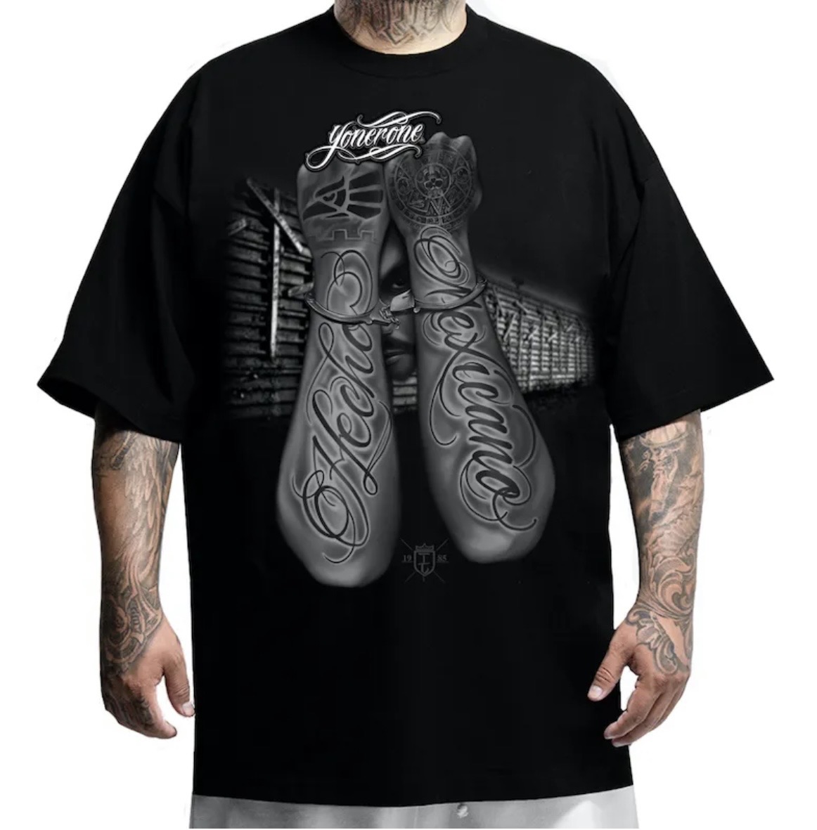 yonerone_tattoo_ss_tshirt_black