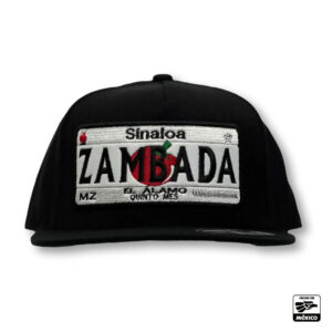 sinaloazambada_snapback_cap_black